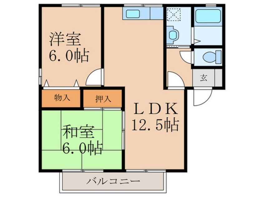 間取図 ルミエール筒井