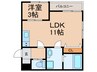 THE　NOBLES　戸畑Ⅱ　 1LDKの間取り