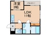 仮）戸畑区牧山新築AP　B棟 1LDKの間取り
