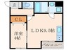 THE　NOBLES　戸畑Ⅱ　 1LDKの間取り