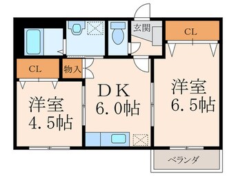 間取図 フィオ－レ長行西