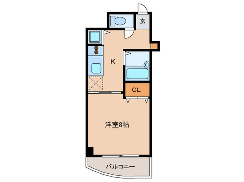 間取図 ルミエ－ル別府