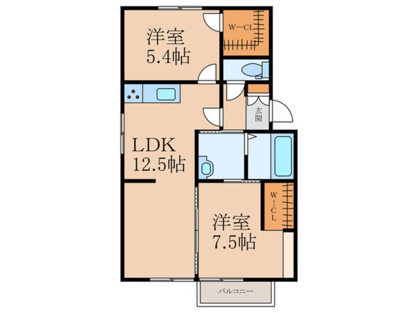 間取図 フレグランスローペ