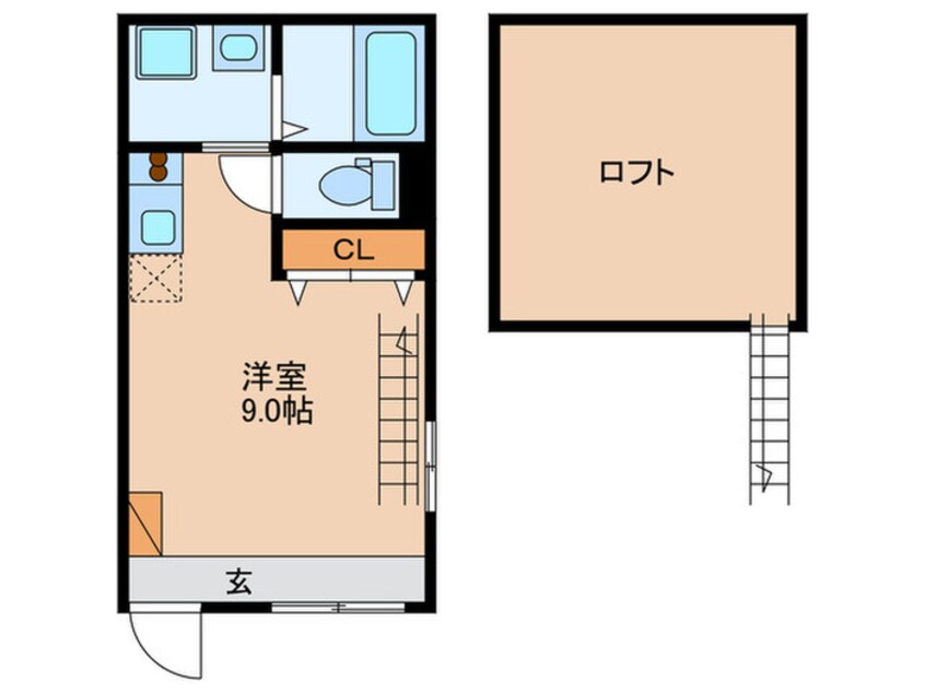 間取図 サンライズ金山駅前