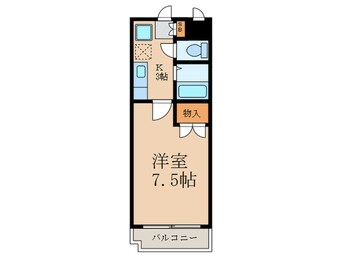 間取図 シャトレ徳力