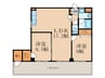 フェルト705 2LDKの間取り