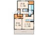 仮）La Maison NAKAI 2LDKの間取り