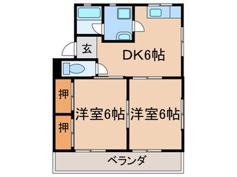 間取図 ＫＡＮＡＯ第６