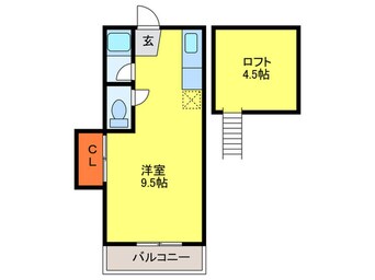 間取図 シティ－ベ－ル高田