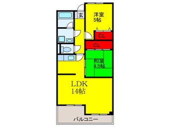 間取図 ユートピアマンション