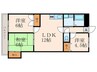 クラウンハイム若園 3LDKの間取り
