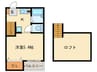 セレ－ノ 1Kの間取り