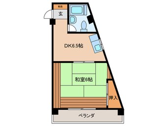 間取図 薬院マンション