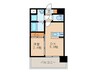MODERN PALAZZO天神AXIA 1DKの間取り