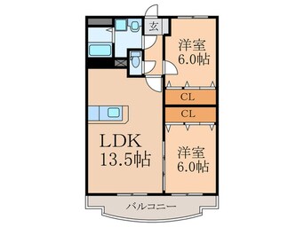 間取図 ユーミーマンション　ｽﾍﾟｰｽGⅡ