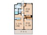 アークフォレスト壱番館 2LDKの間取り
