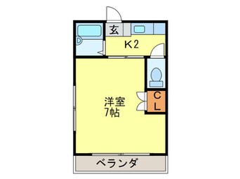 間取図 インペリア井尻