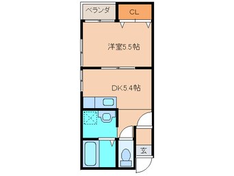 間取図 DEAR・FLAT周船寺