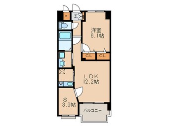 間取図 グランデスカイ空港南