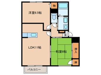 間取図 シャンフレーズ壱番館