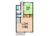 アルファ－２１ 1LDKの間取り