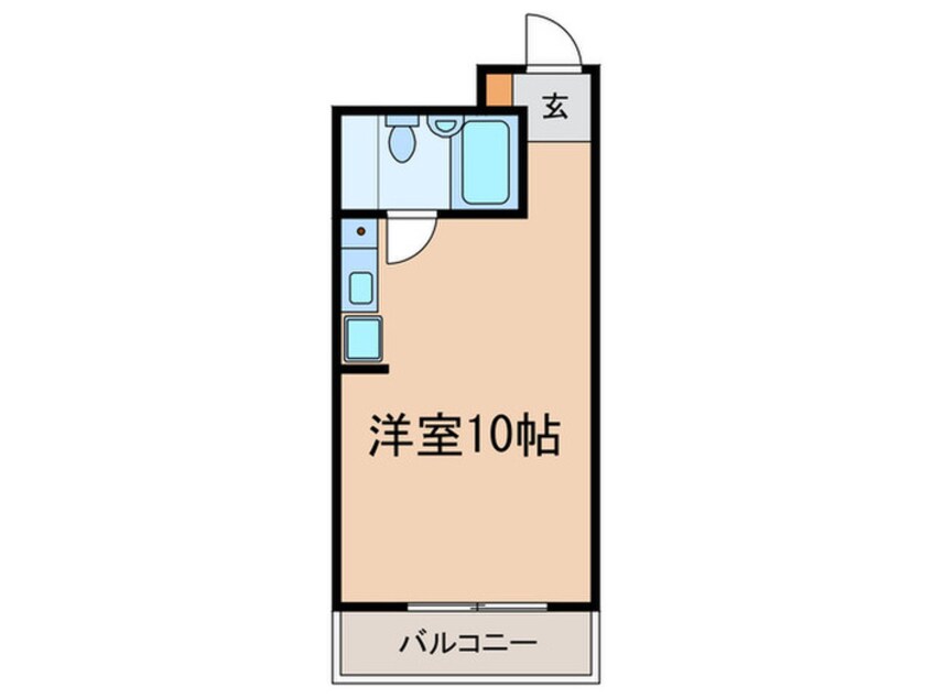 間取図 シティパ－ク薬院