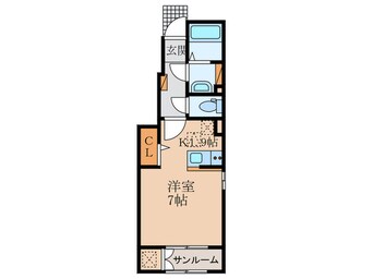 間取図 メゾン　エクレレ