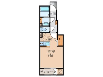 間取図 メゾン　エクレレ