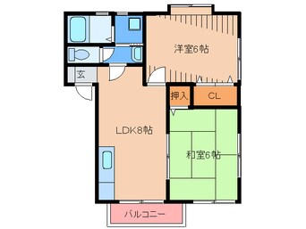 間取図 みゆきコ－ポ弐番館