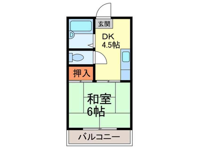 間取図 レジデンス塩原