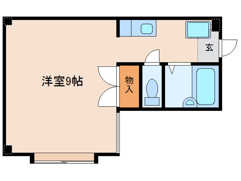 間取図 西新西城コ－ポ