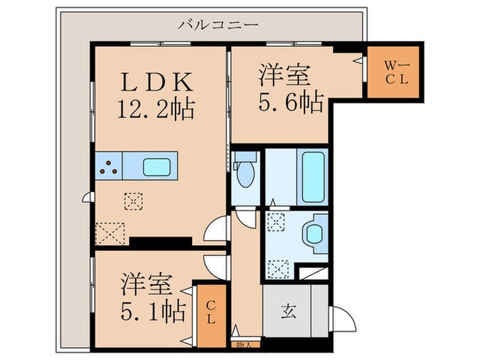 間取り図 仮）フース　コーシェリ