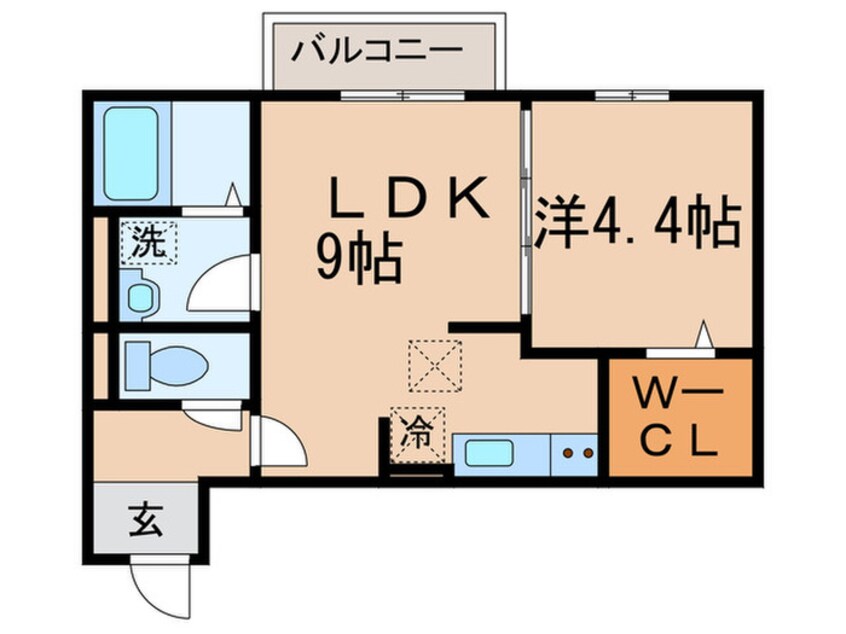 間取図 ソレール　ヴィラⅡＣ