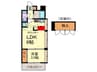 エステ－トモア薬院ネスト 1LDKの間取り