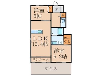 間取図 グランドール　メイ