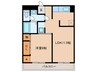セントラルヒル城南Ⅱ 1LDKの間取り