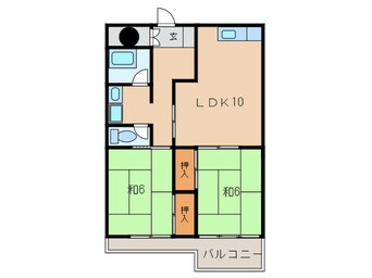間取図 コーポラス大田