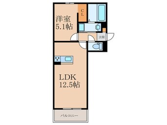 間取図 セジュール横代