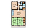 コーポランド桃園（903）の間取図
