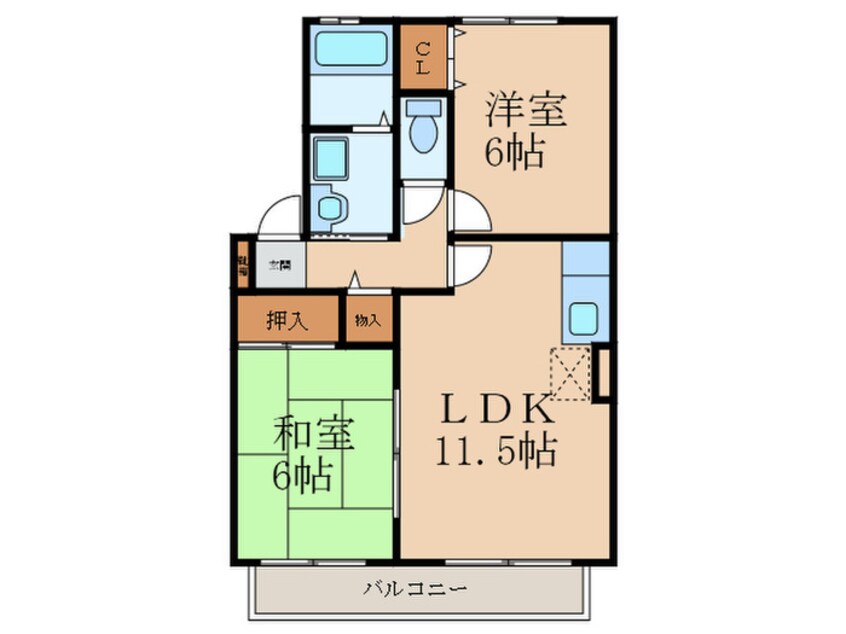 間取図 アネックス小原