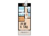 エンクレスト博多駅東(1013) 1Kの間取り