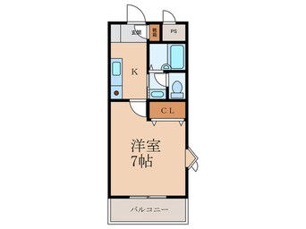 間取図 サンパ－ク田原