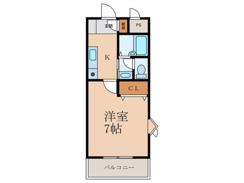 間取図 サンパ－ク田原