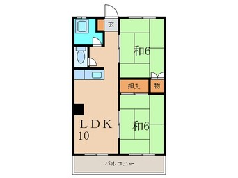 間取図 白銀マンション