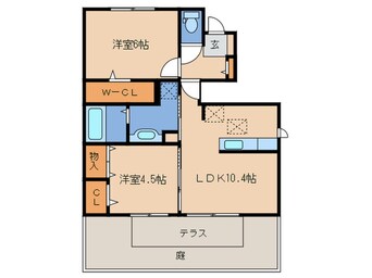 間取図 シェラタイン　Ａ棟