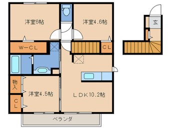 間取図 シェラタイン　Ａ棟