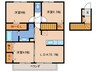 シェラタイン　Ａ棟 3LDKの間取り