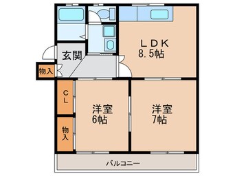 間取図 シェル幹