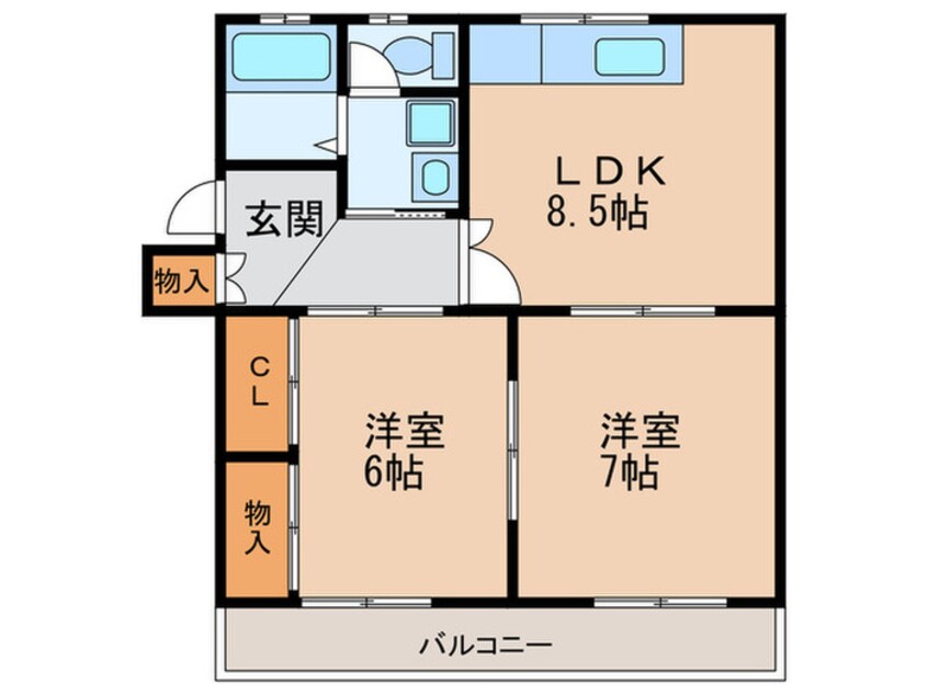 間取図 シェル幹