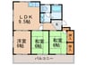 シェル幹 3LDKの間取り
